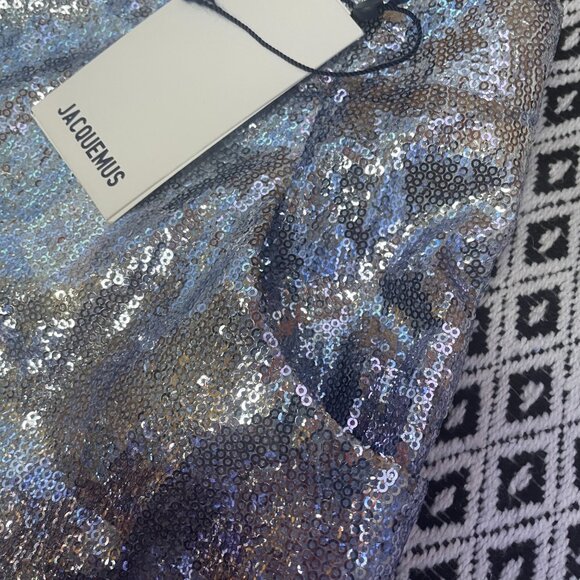 JACQUEMUS Printed Sequin  Wide Leg Pants - Picture 11 of 14